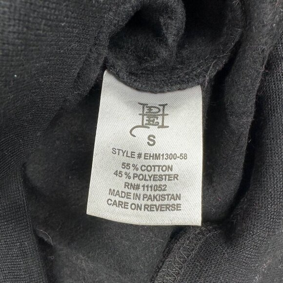 Ed Hardy NWT Men's Sz Small Flaming Skull Graphic Tattoo Fleece Pullover Hoodie - Picture 5 of 11